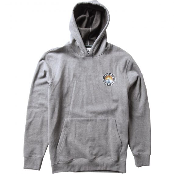 Vissla Coastal Boys Eco PO Hoodie Grey Heather