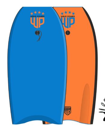 Wave Power Bodyboard Woop 41 Blue Tangerine